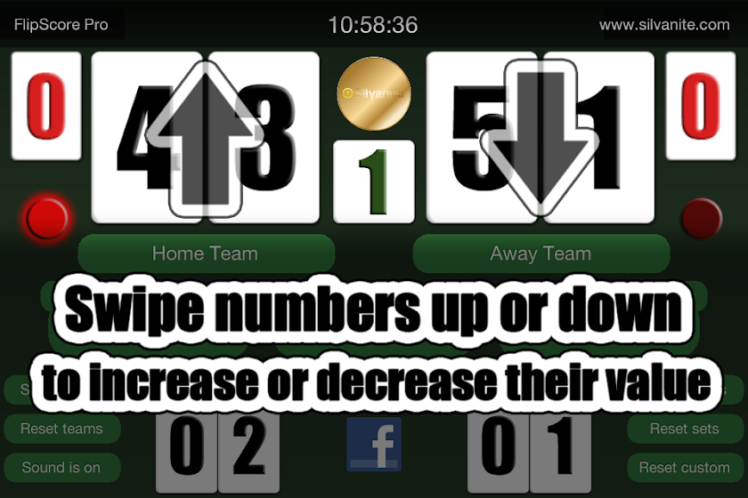 FlipScore Pro Scoreboard Screen 2