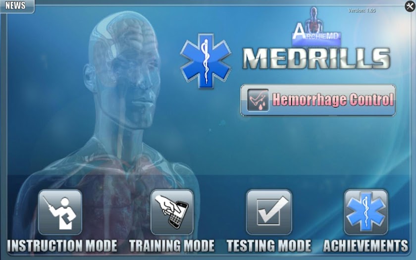 Medrills: Hemorrhage Control Screen 1