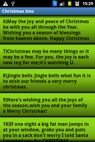 Christmas SMS