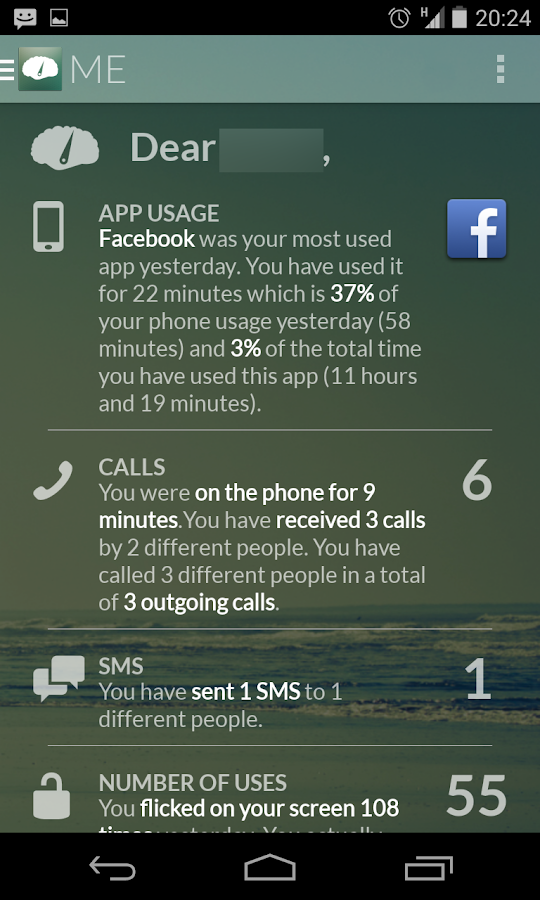 Menthal - screenshot