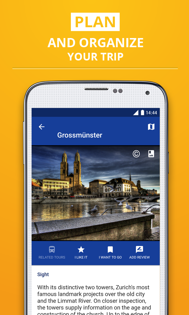 Zurich Premium Guide Screen 3