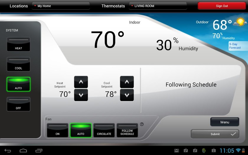 Total Connect Comfort Screen 3