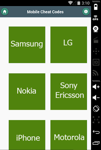 Mobile Phone Codes