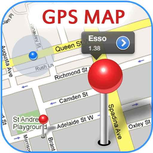 GPS Map using Google Maps LOGO-APP點子