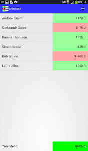 Screenshot Debt Note Pro v1.1.2