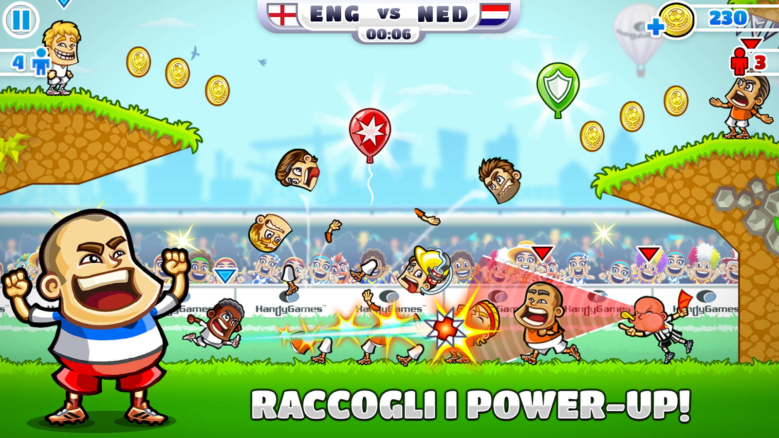  Super Party Sports: Football   il gioco di calcio più fuori di testa in assoluto per iOS e Android!