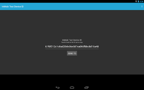 Lastest InMobi Test Device ID APK for Android