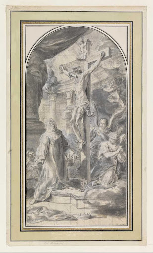 Design Depicting a Vision of the Crucifixion