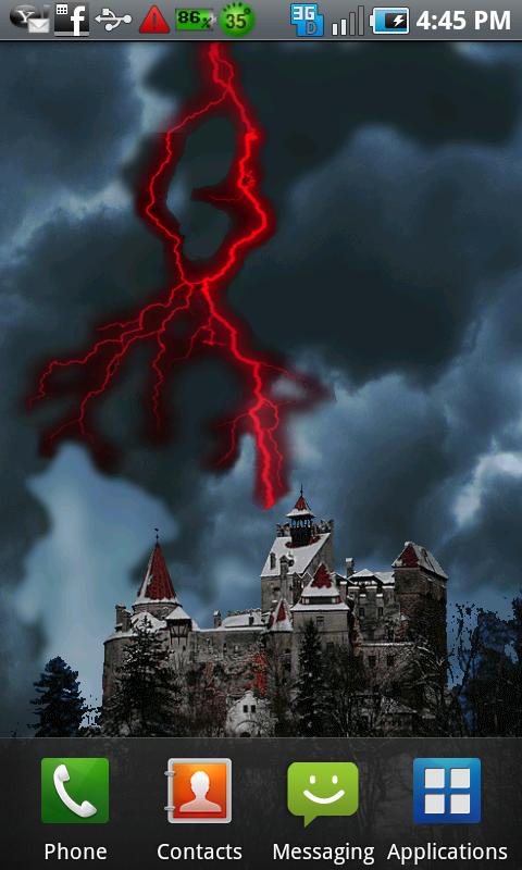 Lightning Live Wallpaper Screen 3