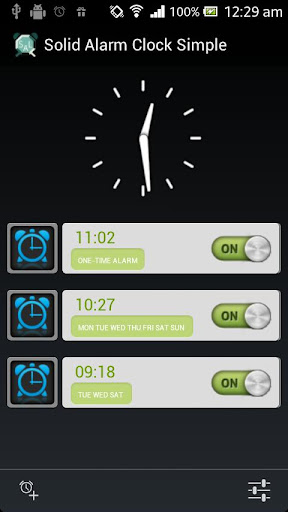 Solid Alarm Clock Simple