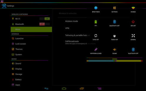 CM 11/10.2 THEME NEON COLORS - screenshot thumbnail