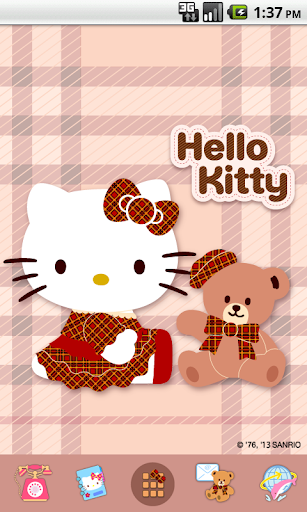 Hello Kitty ScotchTeddy Theme