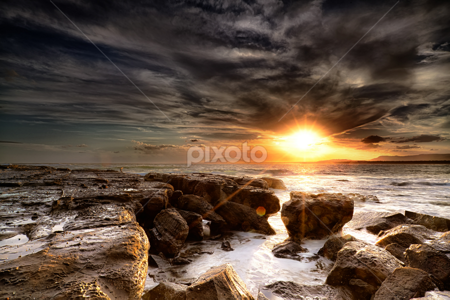 Gerroa 4 by Ian Mills - Landscapes Sunsets & Sunrises