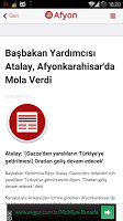 Anteprima screenshot di Afyon Haberleri APK #2