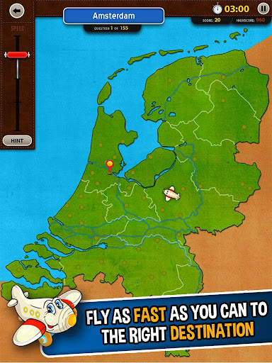 【免費教育App】GeoFlight Netherlands-APP點子