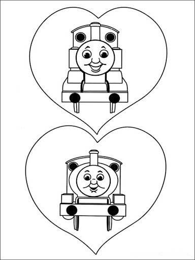 Coloring Book Train