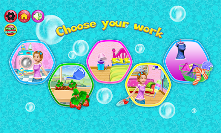 Laundry Wash Cleaning Games poster 10