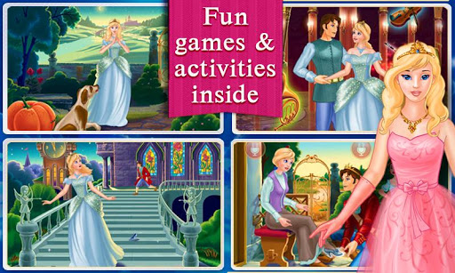 【免費書籍App】Cinderella Dress Up & Story-APP點子