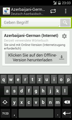 Azerbaijani-German Dictionary