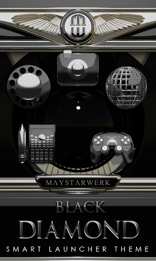 Smart Launcher theme Black Dia