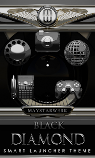Free Smart Launcher theme Black Dia APK for PC