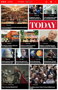 TODAY Mobile News App Screenshots 1