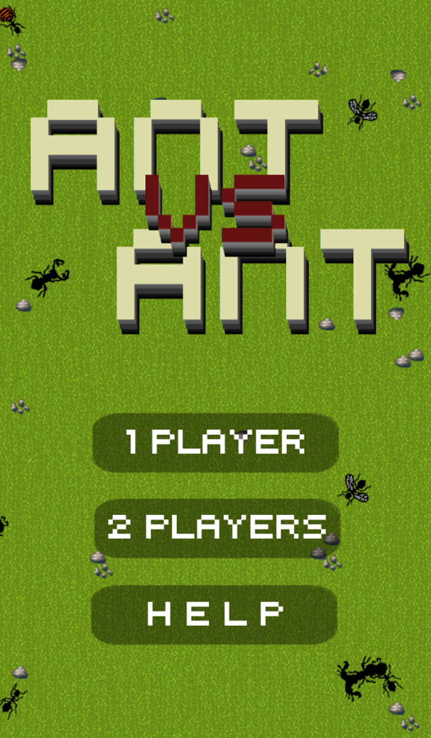 Ant VS Ant :: 1P / 2P Screen 1