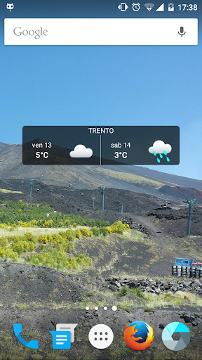 Widget Meteo ROS