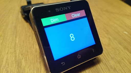 Sony SmartWatch2 Counter