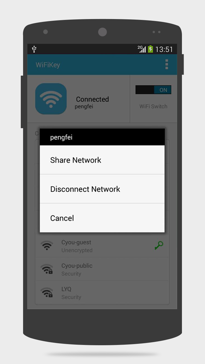 WiFi Key Screen 2