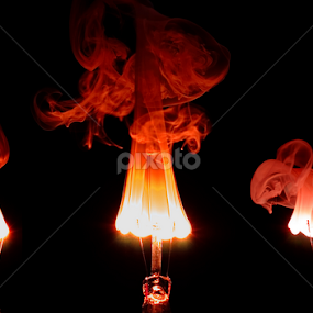 Colourful smoke by Stirbu Eduard Aurel - Abstract Light Painting