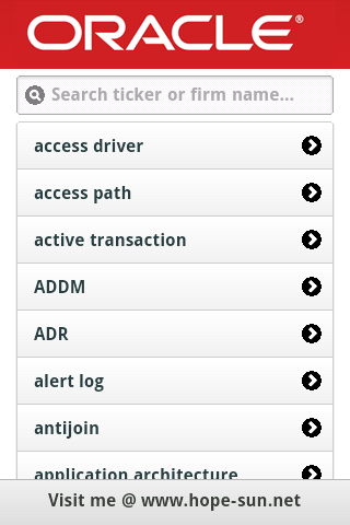 Oracle Dictionary