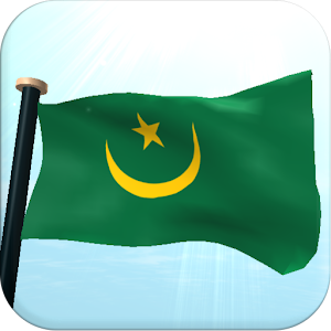 Mauritania Flag 3D Wallpaper
