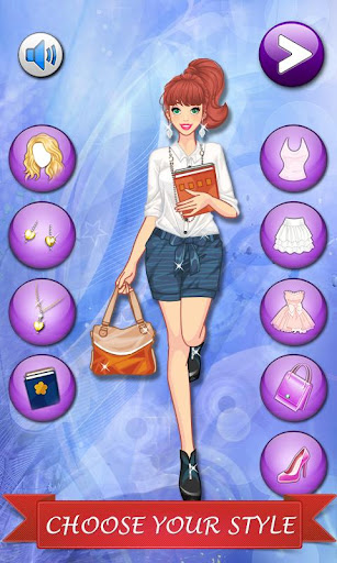 【免費家庭片App】College Girl: Dress Up Game-APP點子