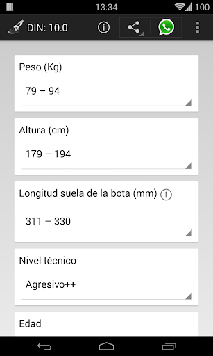 Calculadora DIN Fijaciones