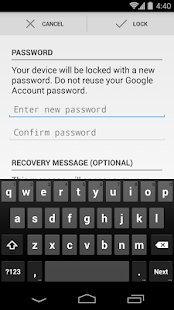 Android Device Manager - screenshot thumbnail