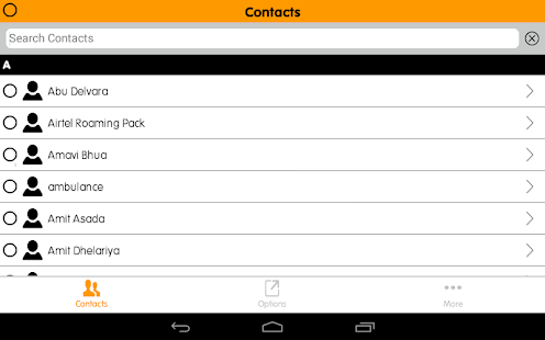 eContacts:Phonebook Backup Pro Screenshots 7
