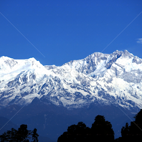 Kanchenjunga by Deep Chanda - Landscapes Mountains & Hills