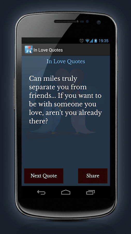 Romantic In Love Quotes - screenshot