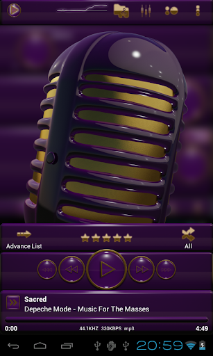 免費下載音樂APP|gold purple power amp skin app開箱文|APP開箱王