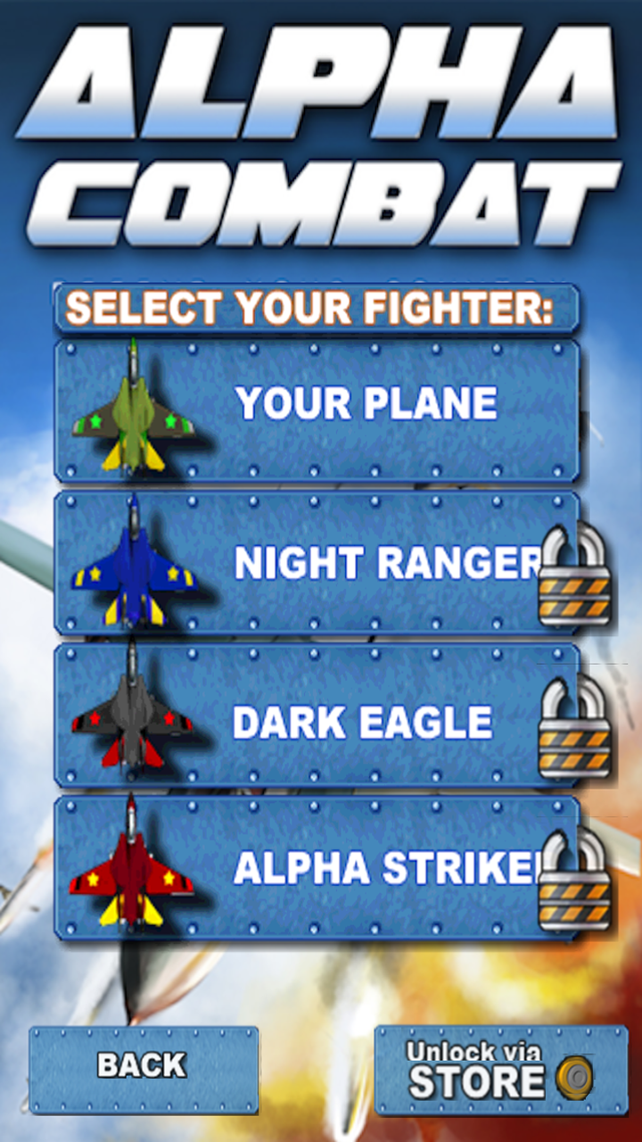 Alpha Combat: Air Shooter 1945 Screen 2