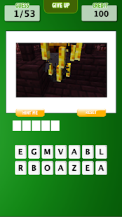 Guess Game For Minecraft Fans