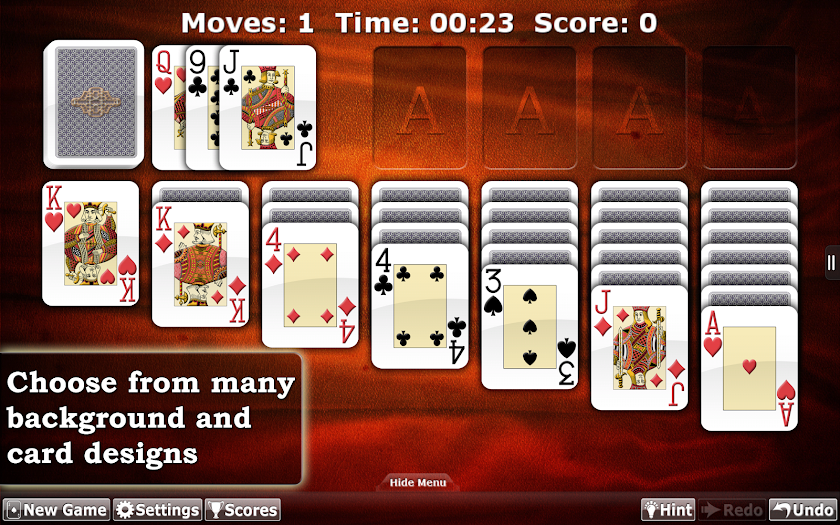 Solitaire by E4 Software Screen 3