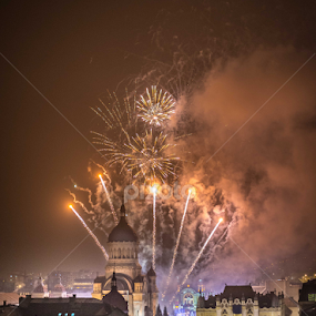 I set the fire to the rain! by Iosif Miclaus - Abstract Fire & Fireworks