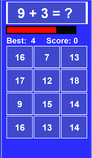 Fast Math Game