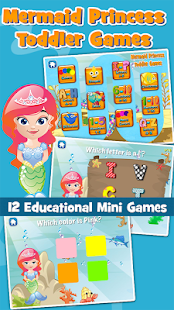 Mermaid Princess Toddler Games