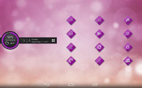 Screenshot VM12 Purple Diamond Icons v2.04