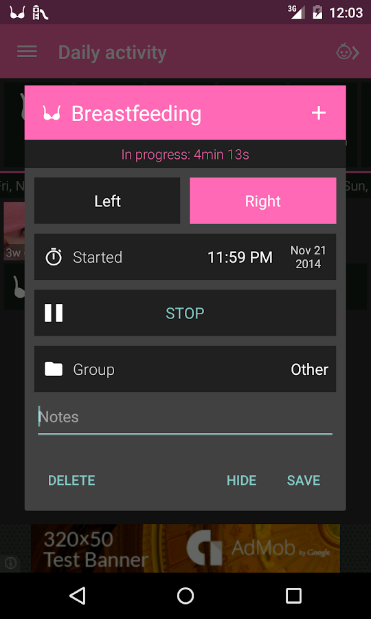 Baby Daybook - daily tracker - Android Apps on Google Play