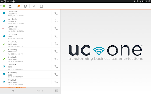 UC-One 2014 for Tablet Screenshots 0