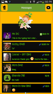 GO SMS - Lucky Fairy Screenshots 3
